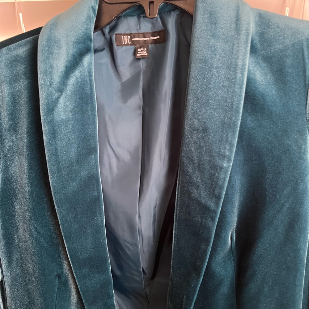 INC International Concepts Teal Blazer